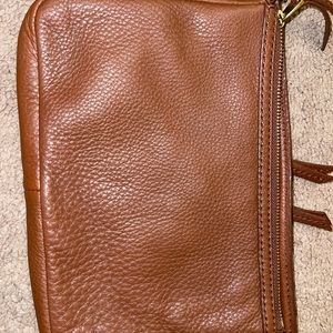 Brown fossil crossbody bag